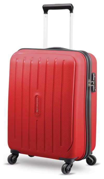 Carlton - Phoenix Small 4 Wheel Trolley Case - Red